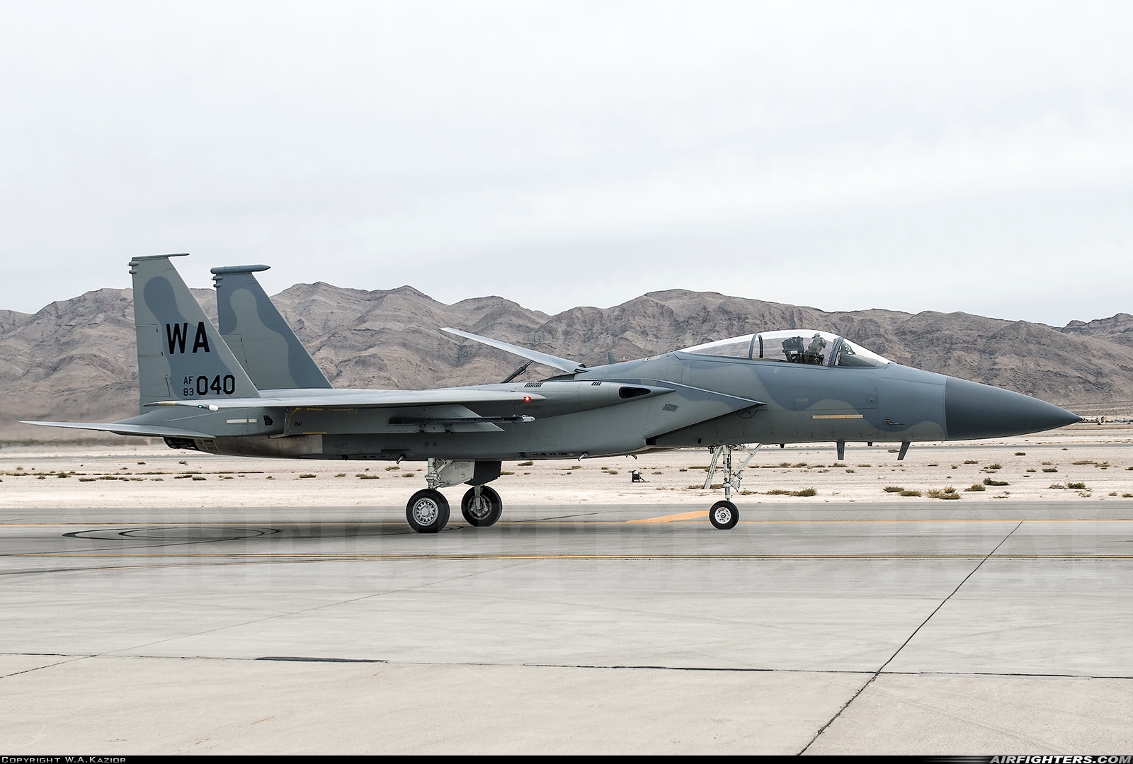 USA - Air Force McDonnell Douglas F-15C Eagle 83-0040 at Las Vegas - Nellis AFB (LSV / KLSV), USA