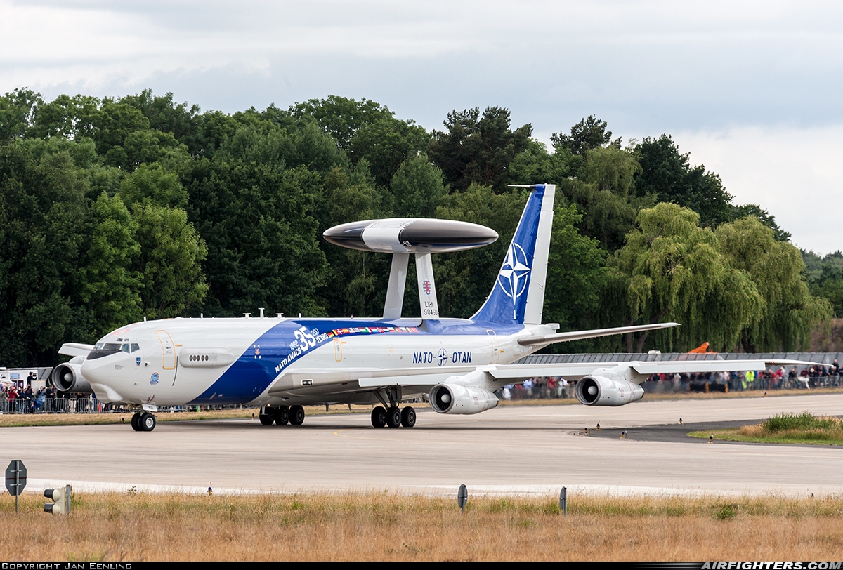 Luxembourg - NATO Boeing E-3A Sentry (707-300) LX-N90450 at Geilenkirchen (GKE / ETNG), Germany