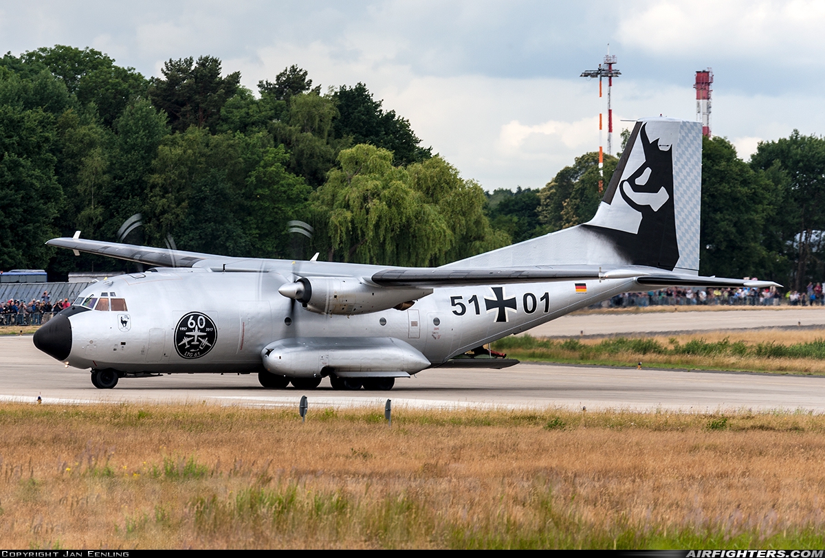 Germany - Air Force Transport Allianz C-160D 51+01 at Geilenkirchen (GKE / ETNG), Germany