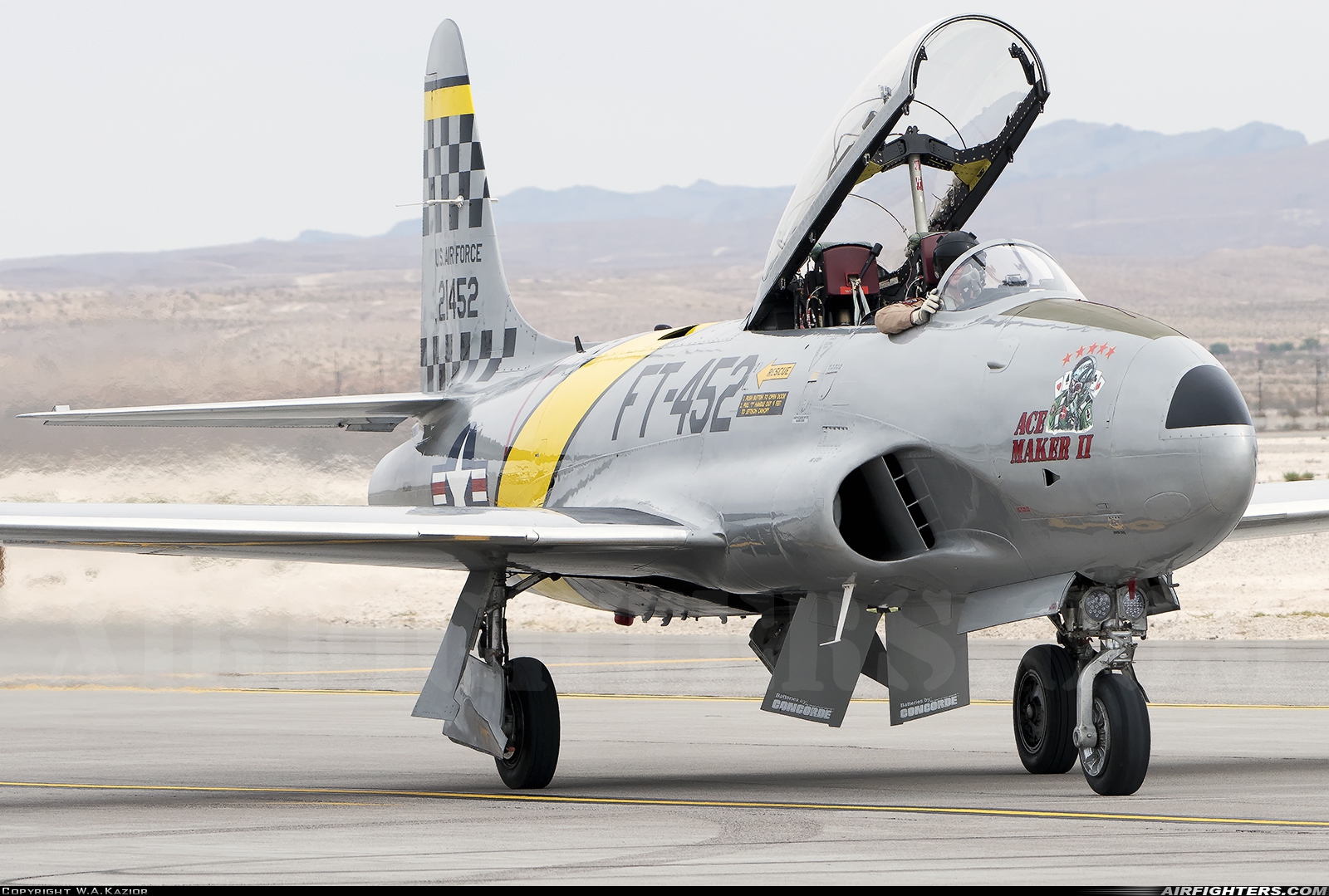 Private - Ace Maker Aviation, LLC Canadair CT-133 Silver Star 3 (T-33AN) N133HH at Las Vegas - Nellis AFB (LSV / KLSV), USA