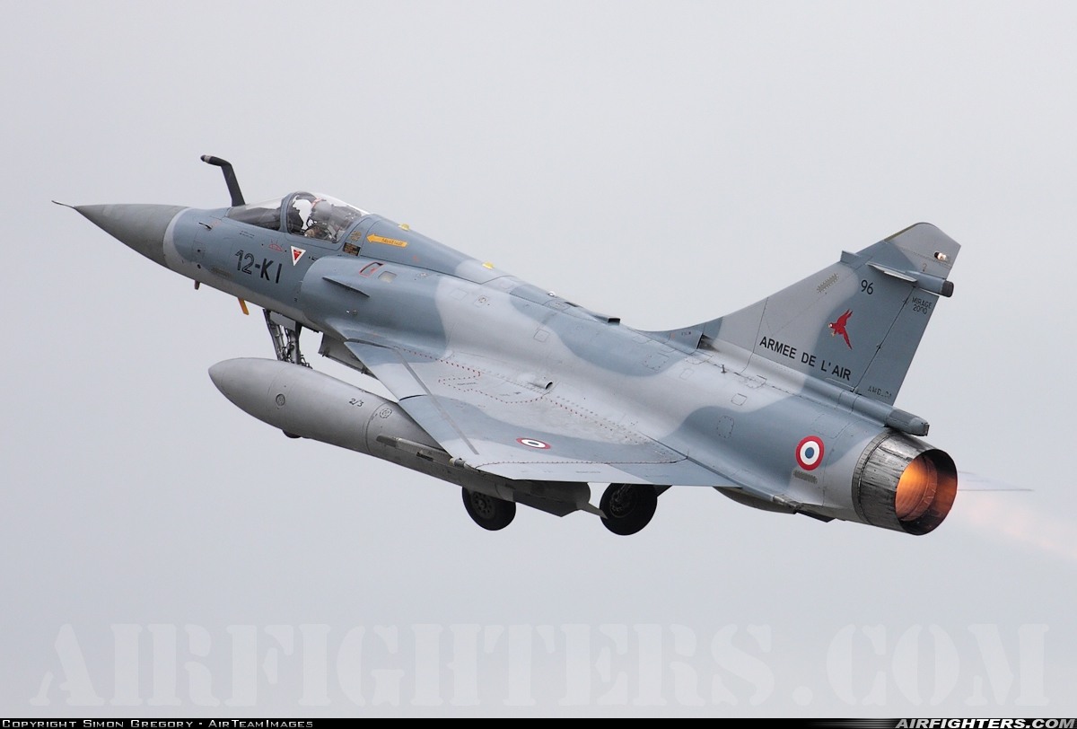 France - Air Force Dassault Mirage 2000C 96 at Landivisiau (LDV / LFRJ), France