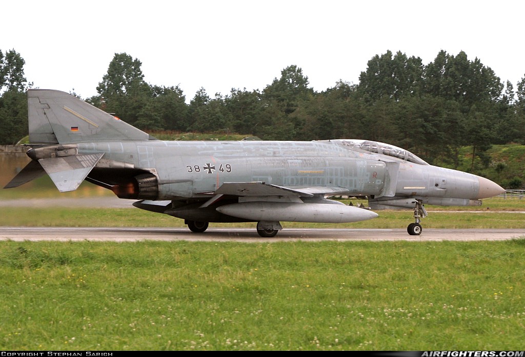 Germany - Air Force McDonnell Douglas F-4F Phantom II 38+49 at Wittmundhafen (Wittmund) (ETNT), Germany