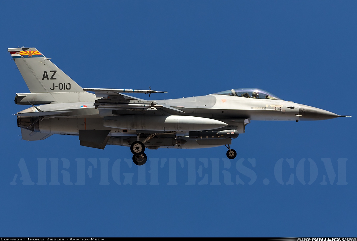 Netherlands - Air Force General Dynamics F-16AM Fighting Falcon J-010 at Las Vegas - Nellis AFB (LSV / KLSV), USA