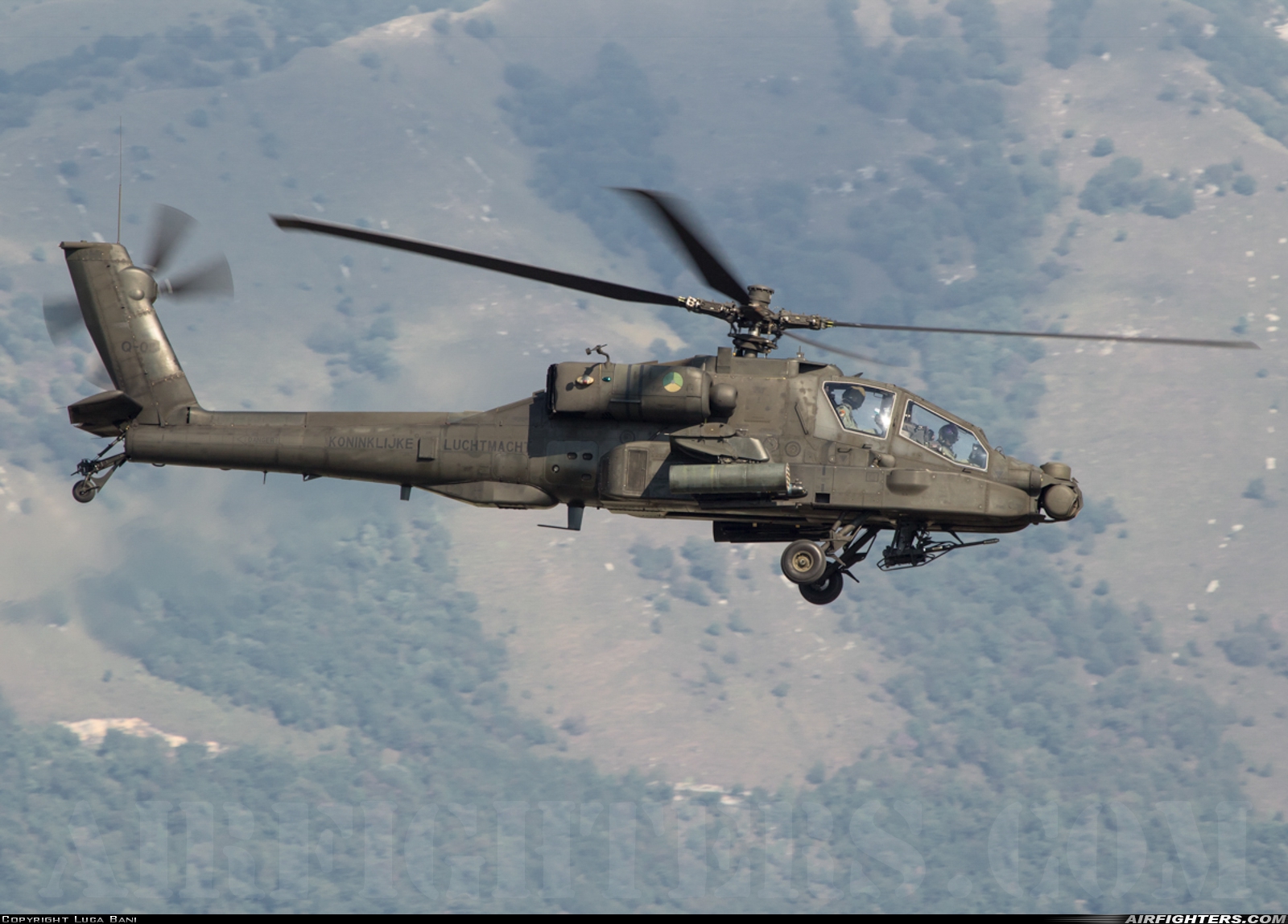 Netherlands - Air Force Boeing AH-64DN Apache Longbow Q-05 at Aviano (- Pagliano e Gori) (AVB / LIPA), Italy