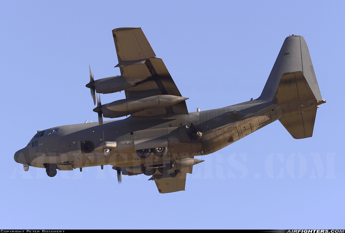USA - Air Force Lockheed AC-130W Stinger II (L-382) 90-1058 at Las Vegas - Nellis AFB (LSV / KLSV), USA