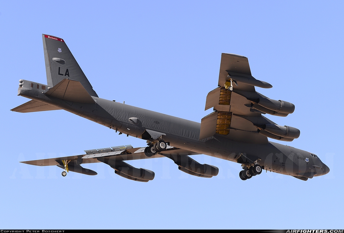 USA - Air Force Boeing B-52H Stratofortress 60-0022 at Las Vegas - Nellis AFB (LSV / KLSV), USA