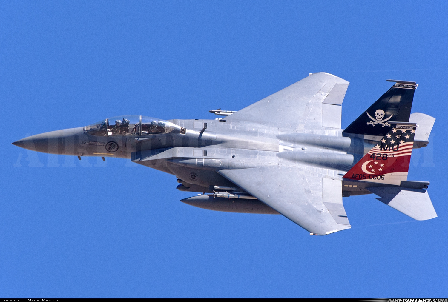 Singapore - Air Force Boeing F-15SG Strike Eagle 05-0005 at Las Vegas - Nellis AFB (LSV / KLSV), USA