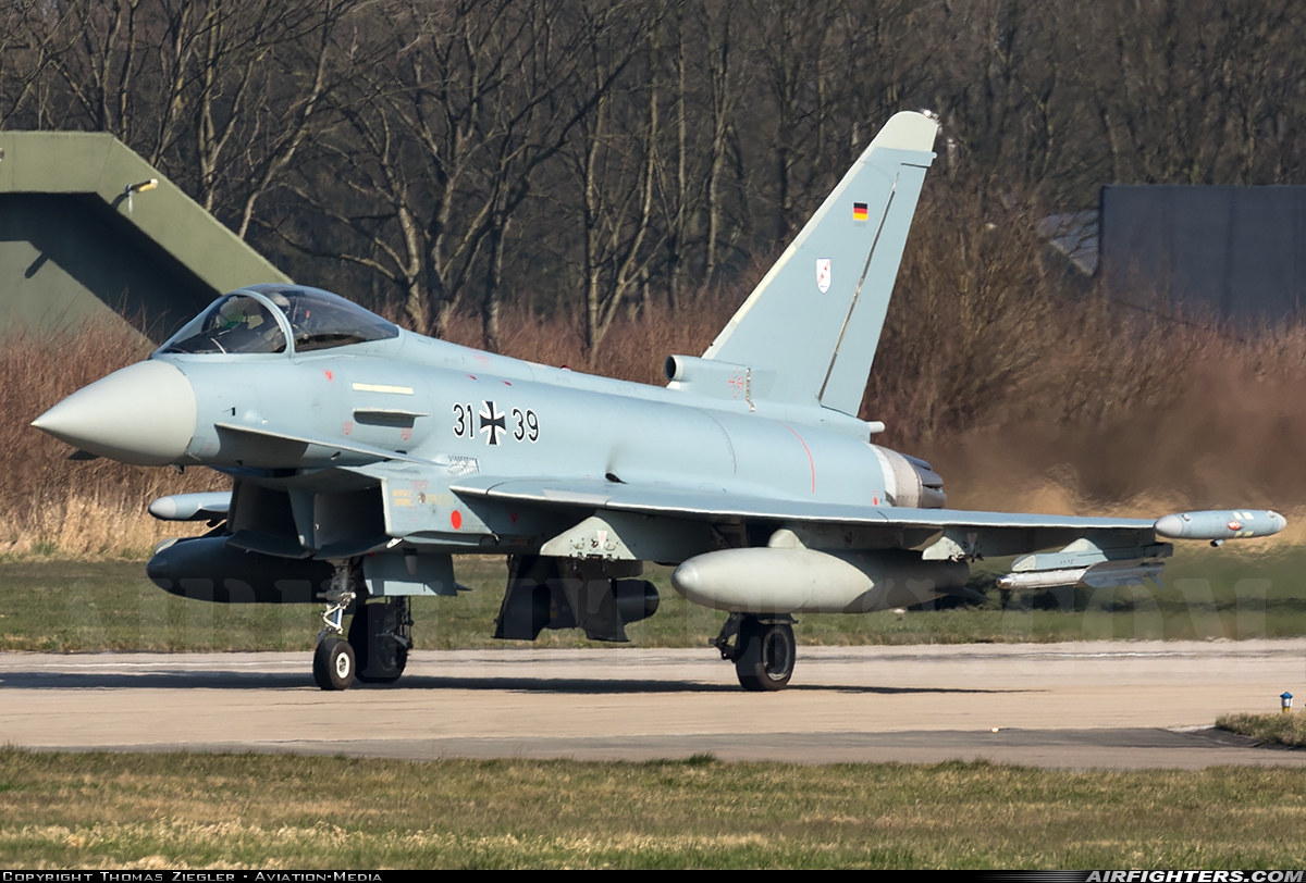 Germany - Air Force Eurofighter EF-2000 Typhoon S 31+39 at Leeuwarden (LWR / EHLW), Netherlands