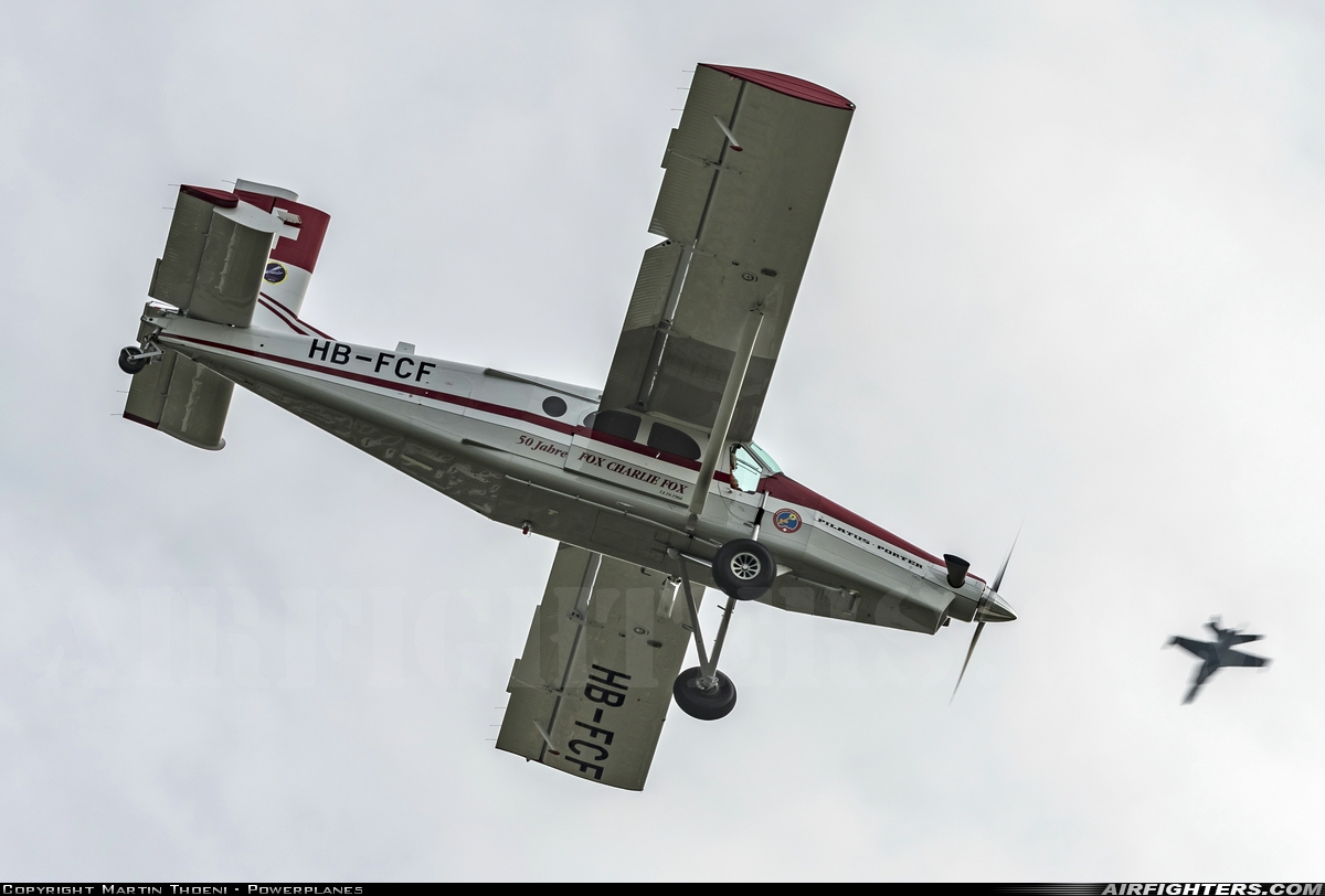 Switzerland - Armasuisse Pilatus PC-6/B2-H2 Turbo Porter HB-FCF at Emmen (EML / LSME), Switzerland