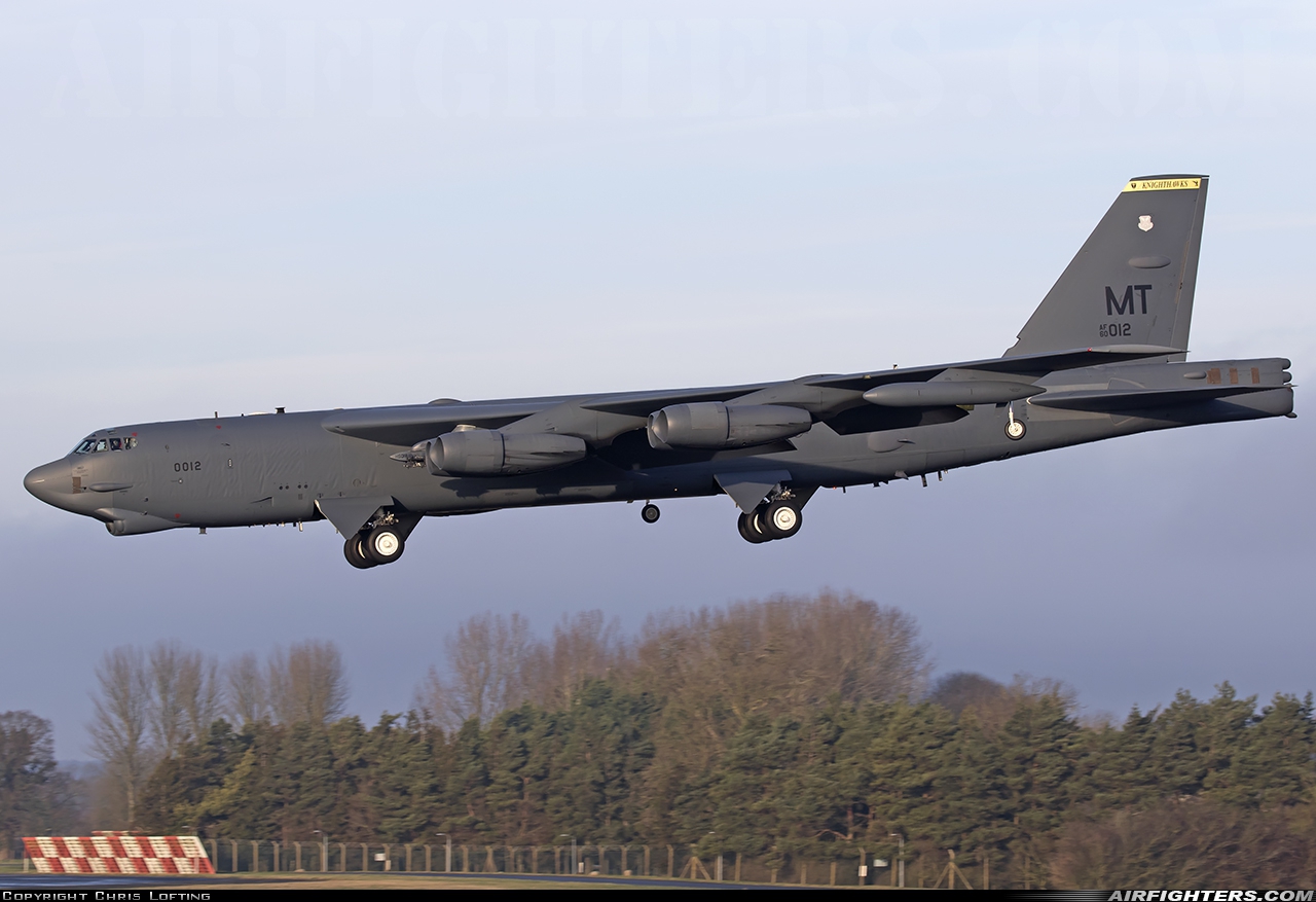 USA - Air Force Boeing B-52H Stratofortress 60-0012 at Fairford (FFD / EGVA), UK