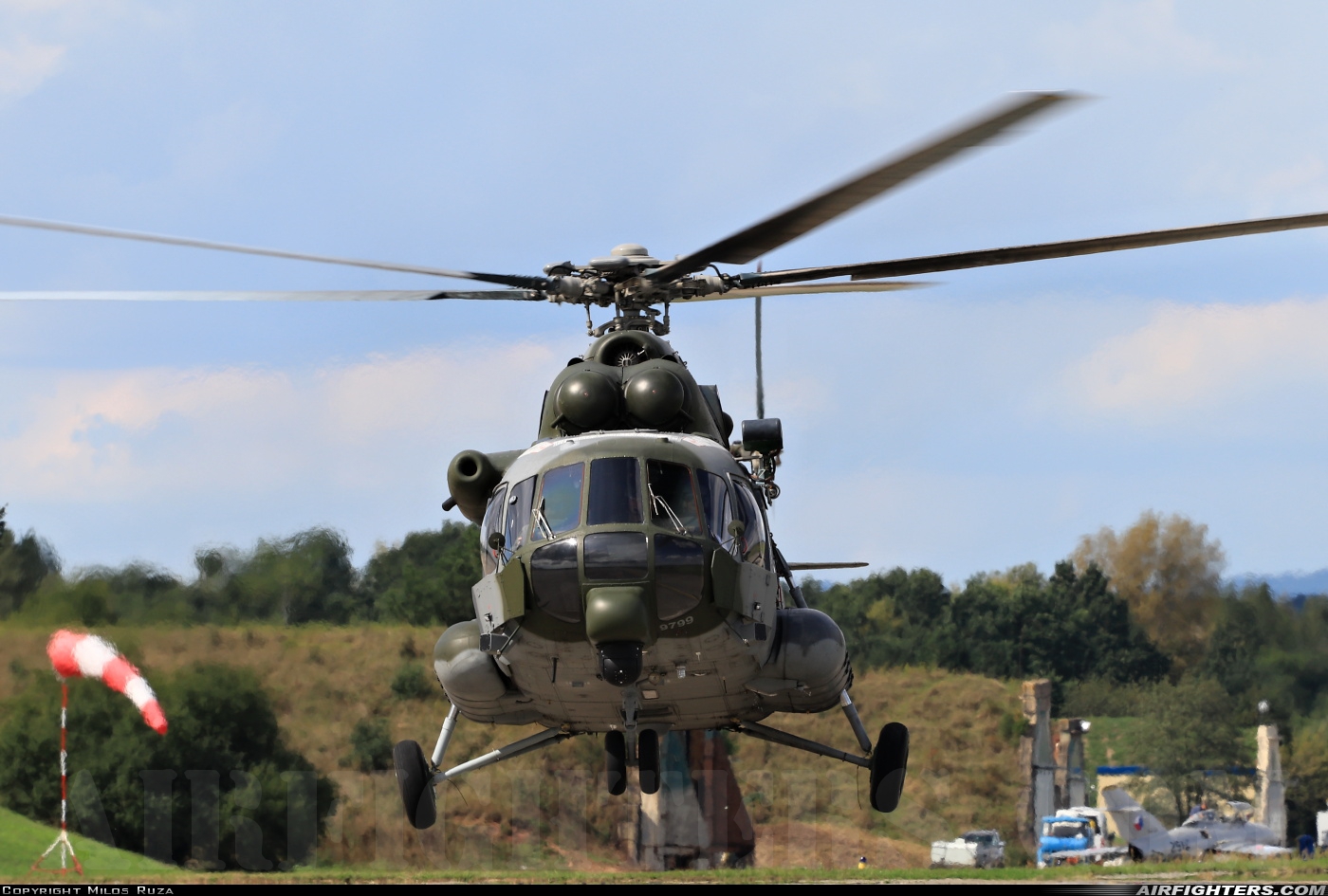 Czech Republic - Air Force Mil Mi-171Sh 9799 at Hradec Kralove (LKHK), Czech Republic