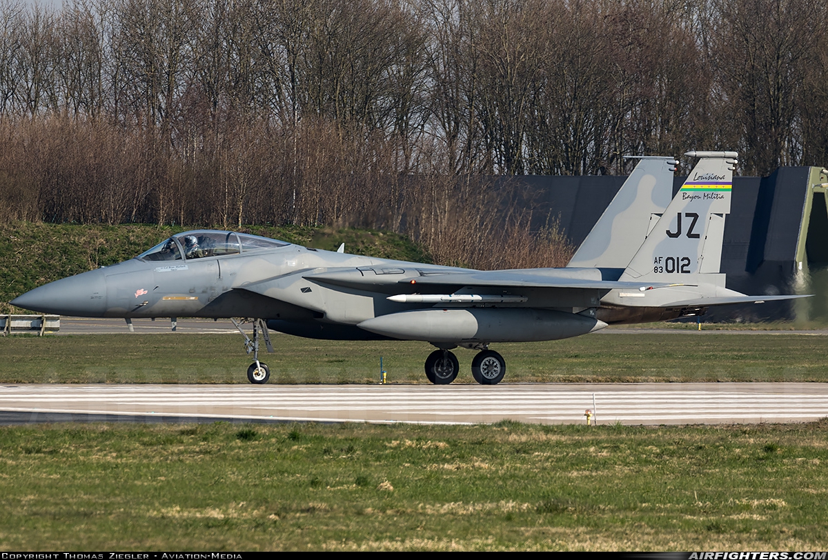 USA - Air Force McDonnell Douglas F-15C Eagle 83-0012 at Leeuwarden (LWR / EHLW), Netherlands