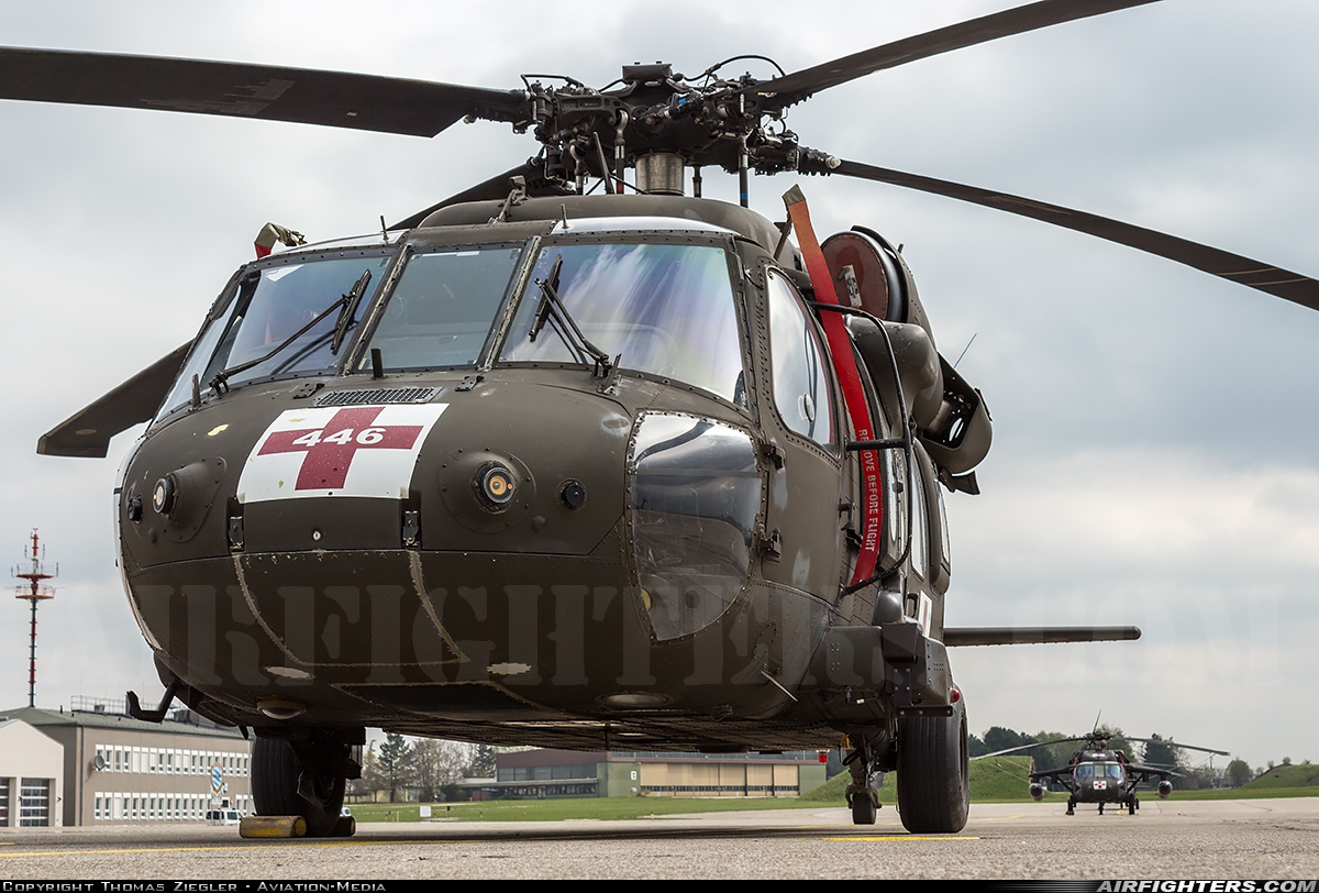 USA - Army Sikorsky UH-60A+ Black Hawk (S-70A) 85-24446 at Landsberg-Penzing (ETSA), Germany