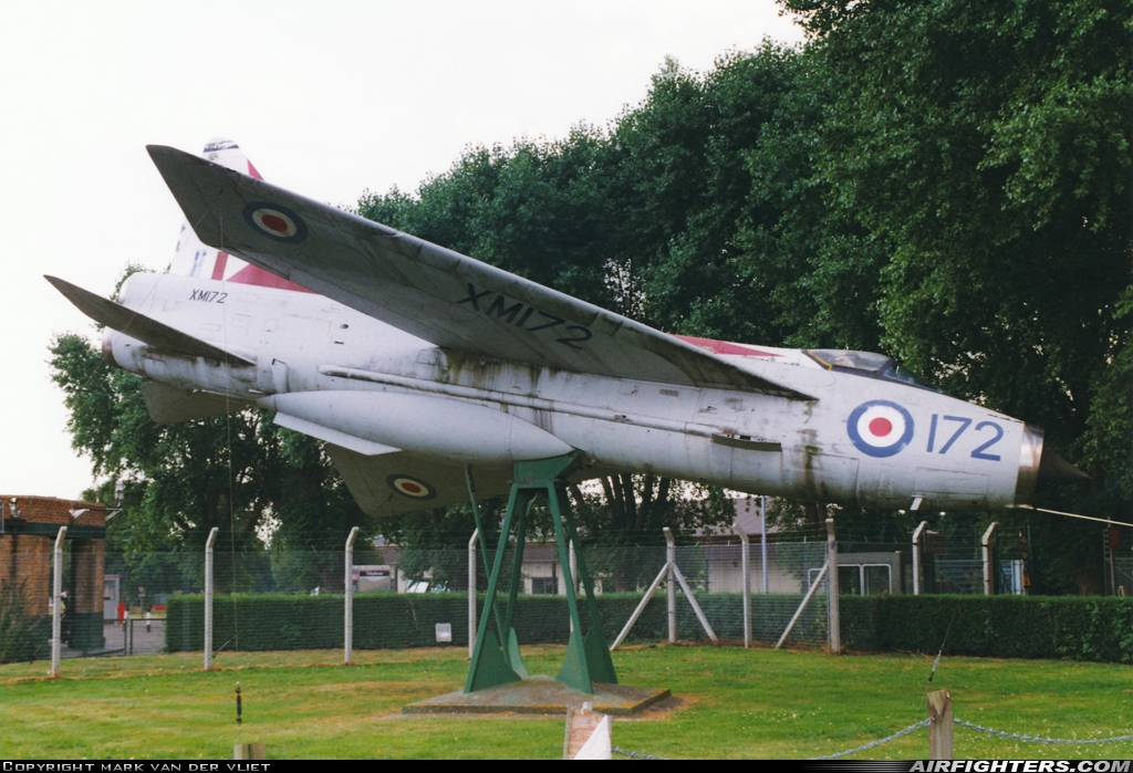 UK - Air Force English Electric Lightning F1A XM172 at Coltishall (CLF / EGYC), UK