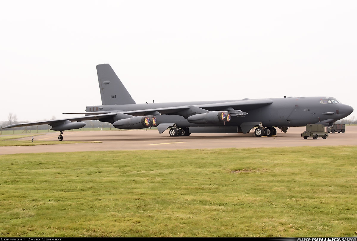USA - Air Force Boeing B-52H Stratofortress 61-0018 at Fairford (FFD / EGVA), UK