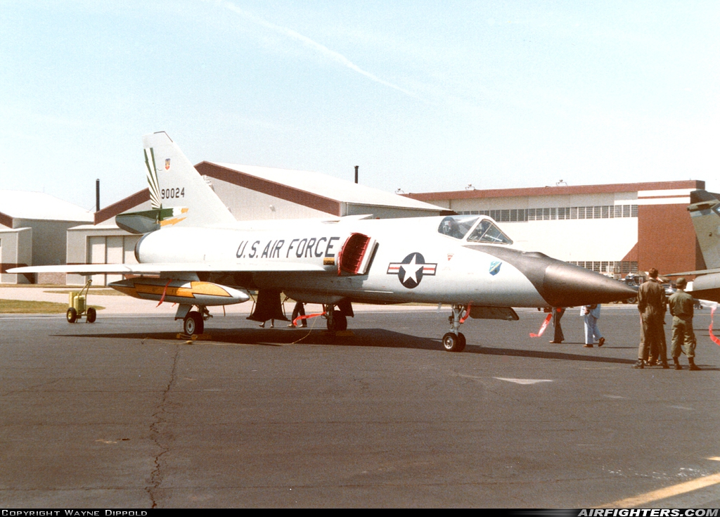 USA - Air Force Convair F-106A Delta Dart (8) 59-0024 at Hampton - Langley (LFI / KLFI), USA