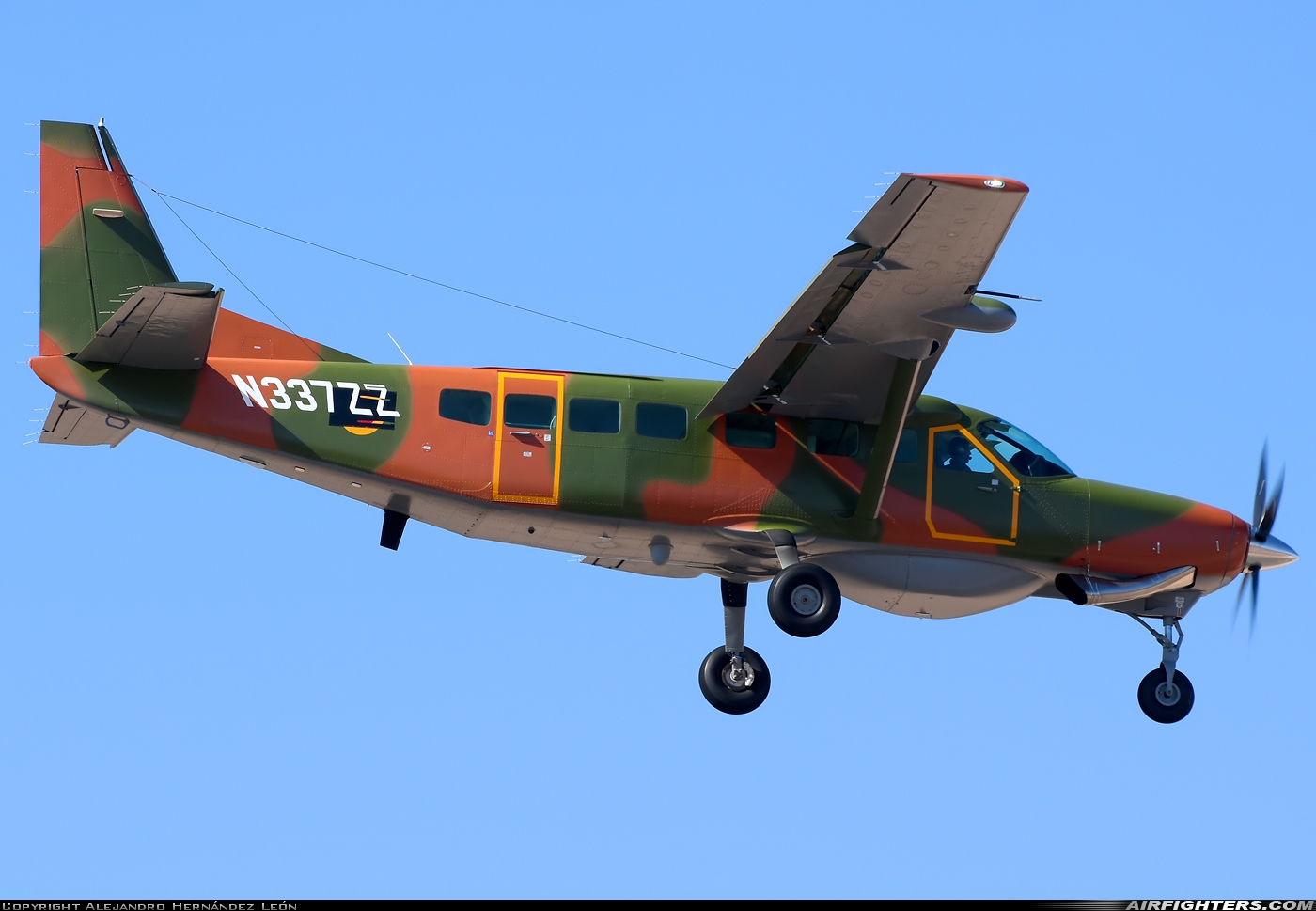 Cameroon - Air Force Cessna 208B Grand Caravan EX N337ZZ at Gran Canaria (- Las Palmas / Gando) (LPA / GCLP), Spain