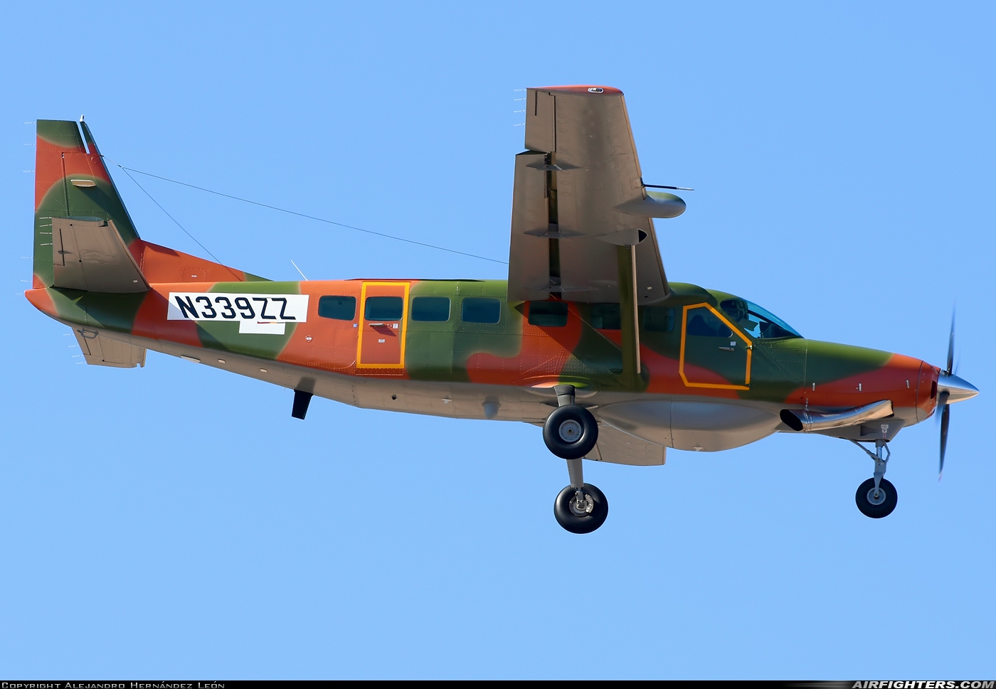 Cameroon - Air Force Cessna 208B Grand Caravan EX N339ZZ at Gran Canaria (- Las Palmas / Gando) (LPA / GCLP), Spain