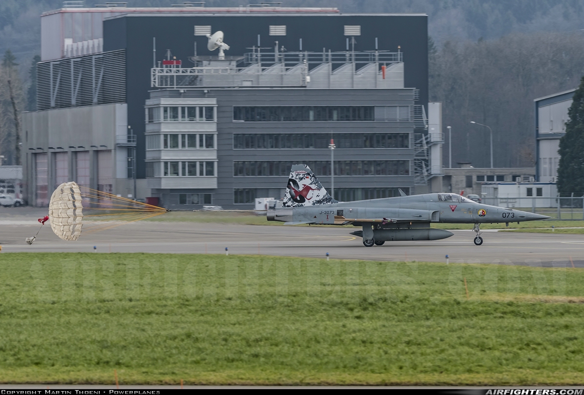 Switzerland - Air Force Northrop F-5E Tiger II J-3073 at Emmen (EML / LSME), Switzerland