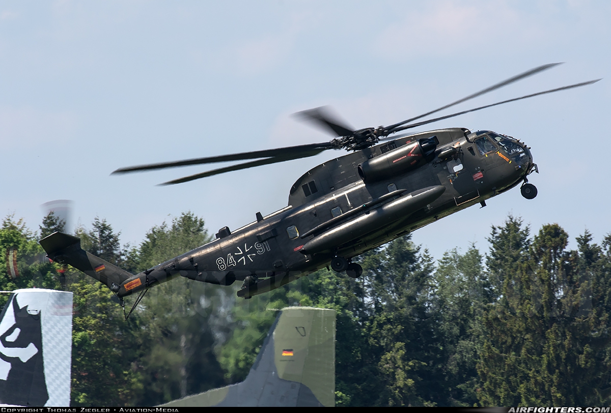 Germany - Air Force Sikorsky CH-53GS (S-65) 84+91 at Landsberg-Penzing (ETSA), Germany