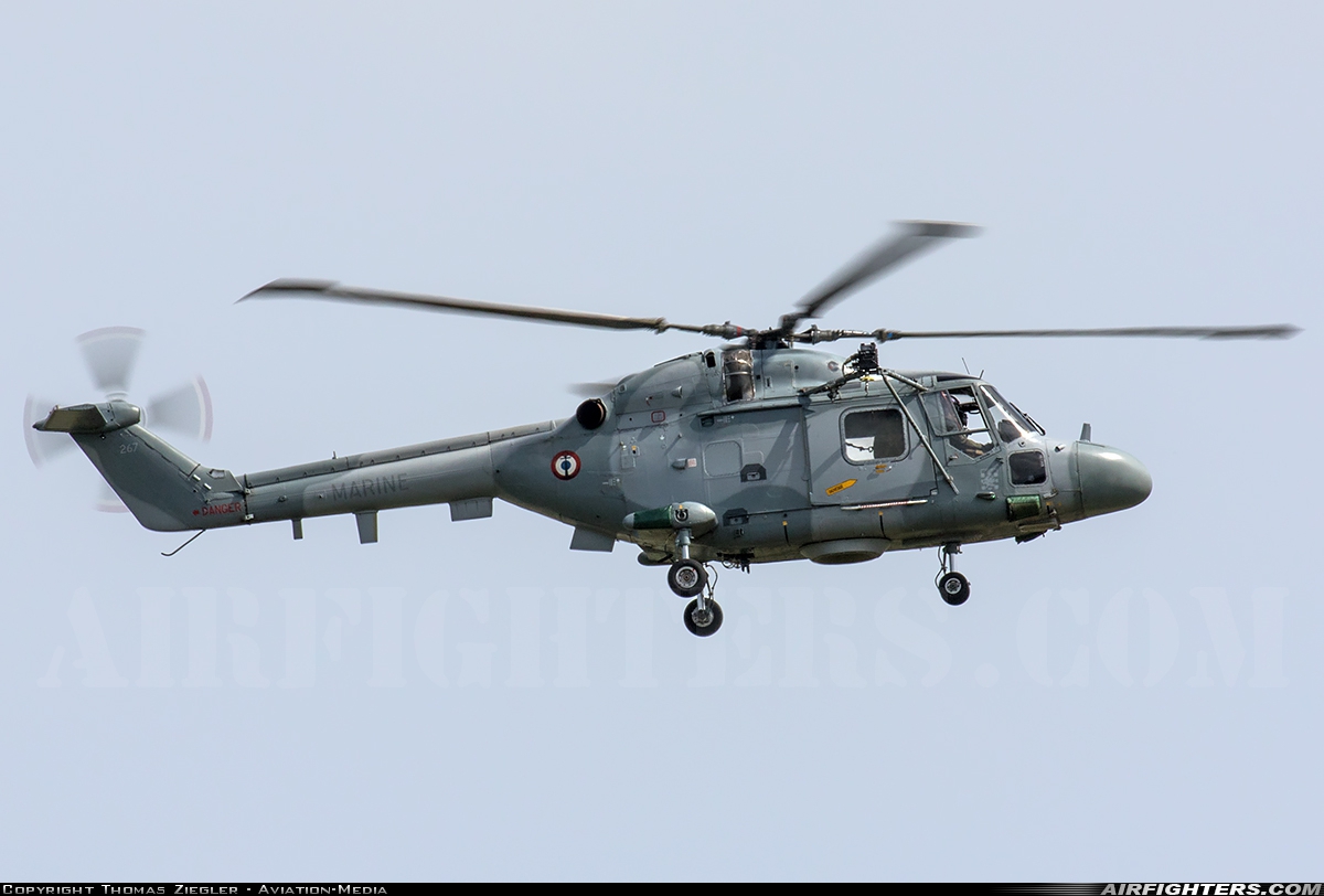 France - Navy Westland WG-13 Lynx HAS2(FN) 267 at Lanveoc - Poulmic (LFRL), France