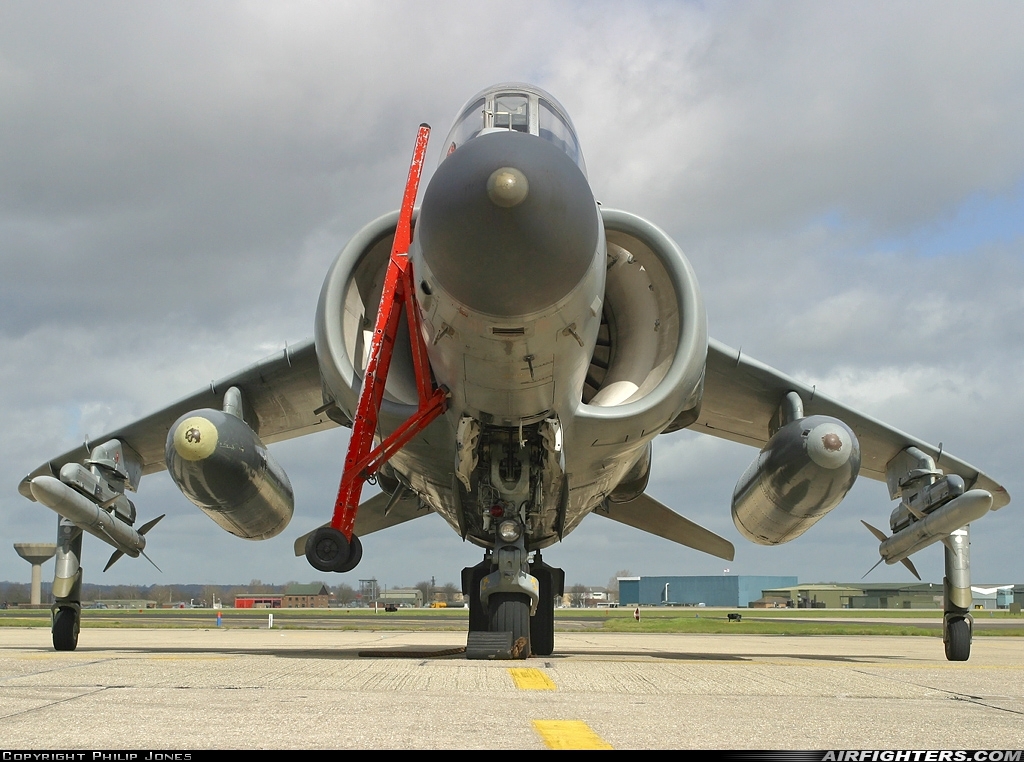 UK - Navy British Aerospace Sea Harrier FA.2 ZH803 at Yeovilton (YEO / EGDY), UK