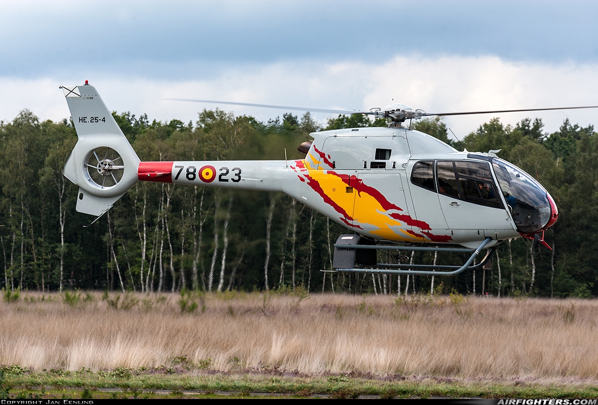 Spain - Air Force Eurocopter EC-120B Colibri HE.25-4 at Kleine Brogel (EBBL), Belgium