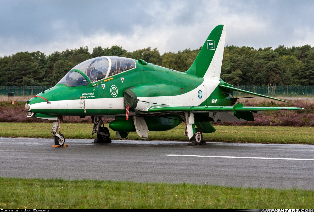 Saudi Arabia - Air Force British Aerospace Hawk Mk.65 8807 at Kleine Brogel (EBBL), Belgium