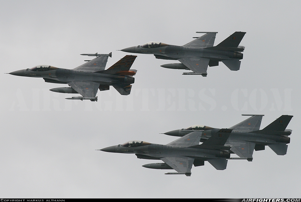 Belgium - Air Force General Dynamics F-16AM Fighting Falcon FA-87 at Kleine Brogel (EBBL), Belgium