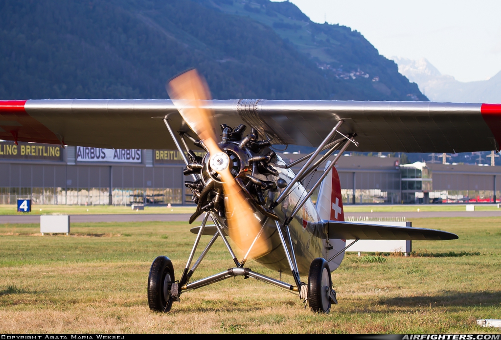 Private Dewoitine D-26 HB-RAG at Sion (- Sitten) (SIR / LSGS / LSMS), Switzerland