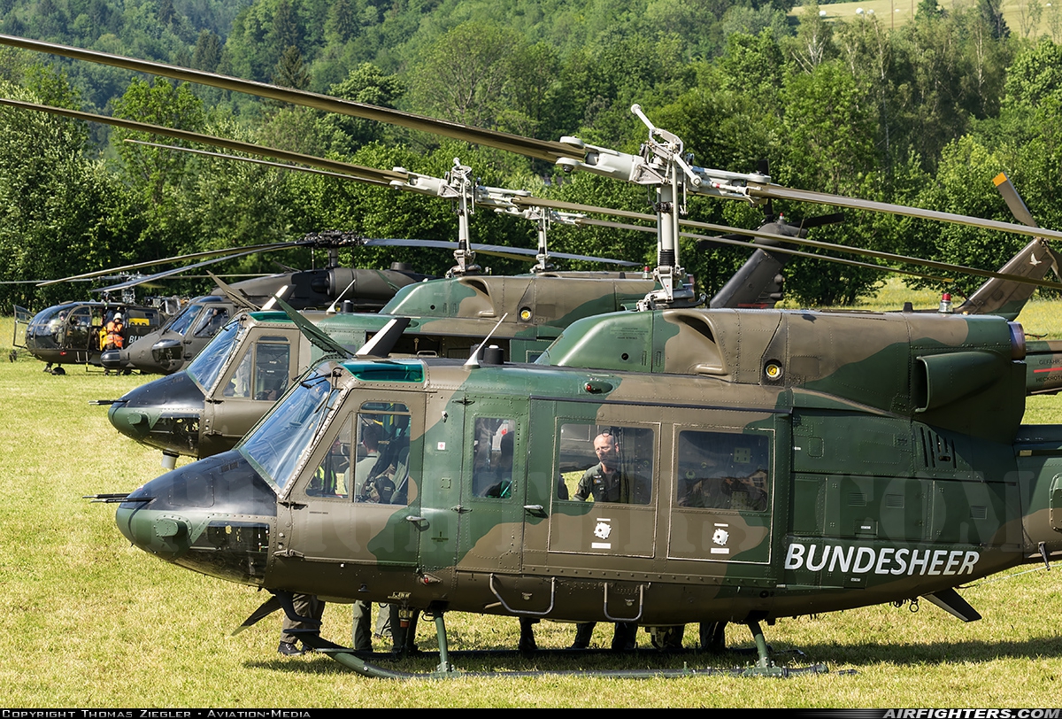 Austria - Air Force Agusta-Bell AB-212 5D-HG at Off-Airport - Salzburgerland, Austria