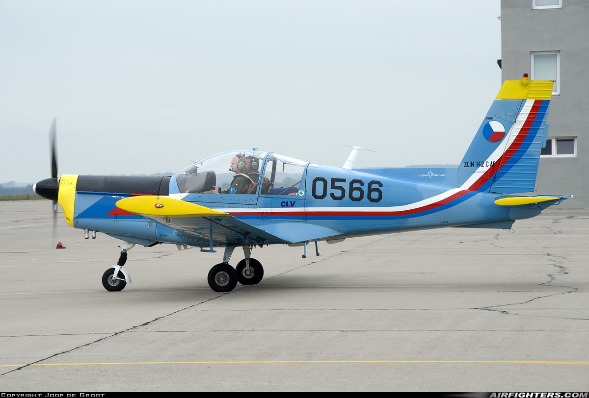 Czech Republic - Air Force Zlin Z-142C AF 0566 at Pardubice (PED / LKPD), Czech Republic