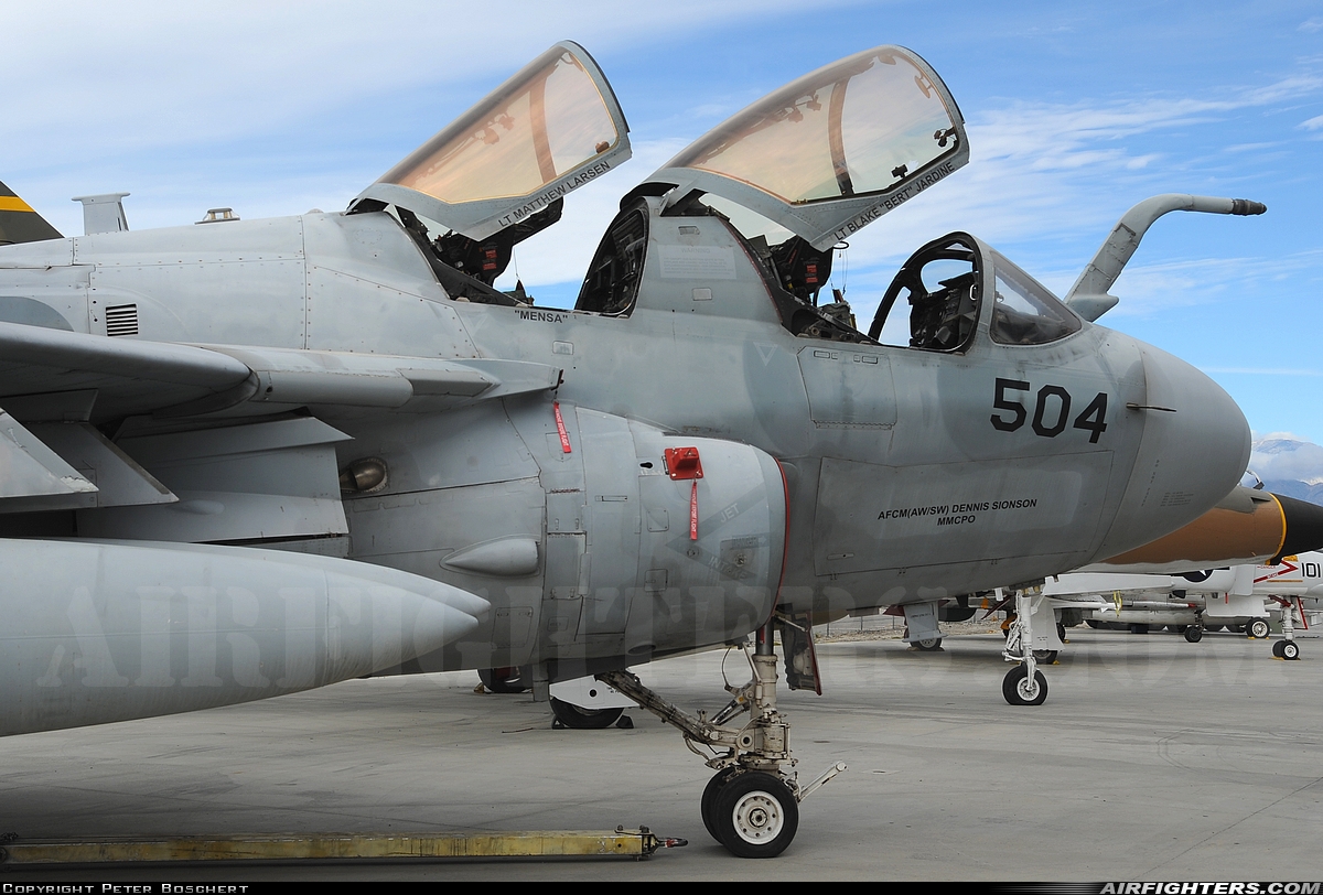 USA - Navy Grumman EA-6B Prowler (G-128) 163030 at Palm Springs - Int. (Regional / Municipal) (PSP / KPSP), USA