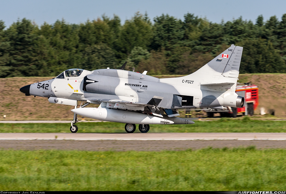 Company Owned - Discovery Air Defence Services Douglas A-4N Skyhawk C-FGZT at Wittmundhafen (Wittmund) (ETNT), Germany