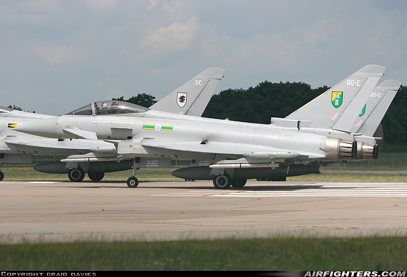 UK - Air Force Eurofighter Typhoon F2 ZJ923 at Coningsby (EGXC), UK