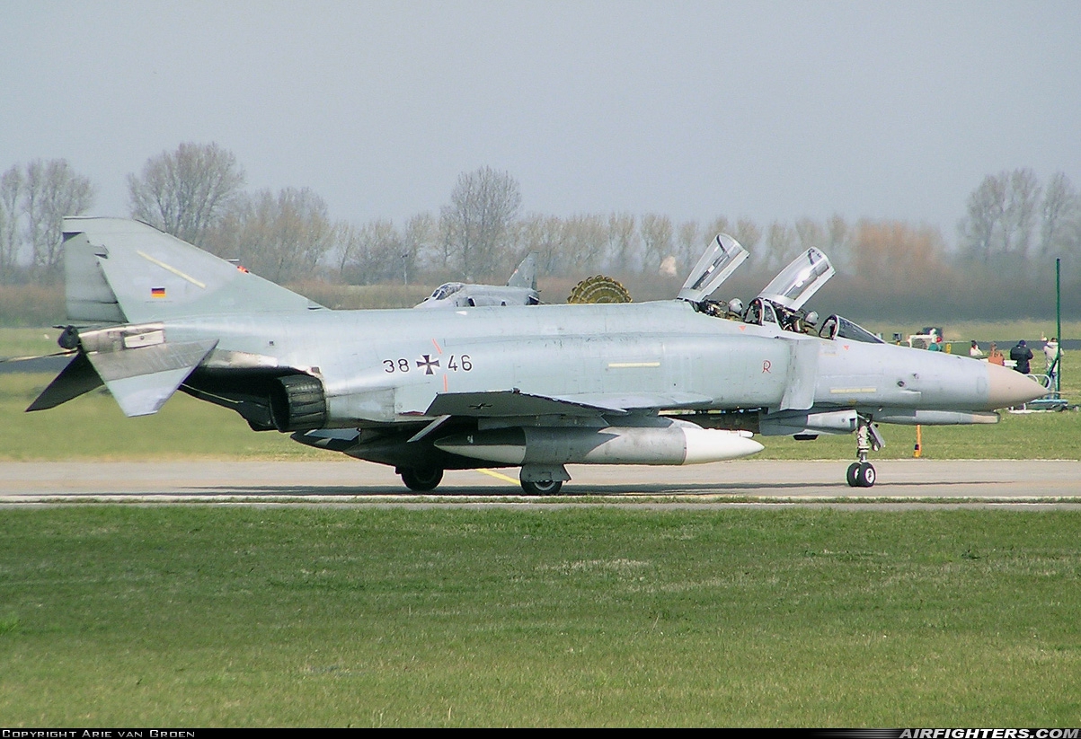 Germany - Air Force McDonnell Douglas F-4F Phantom II 38+46 at Leeuwarden (LWR / EHLW), Netherlands