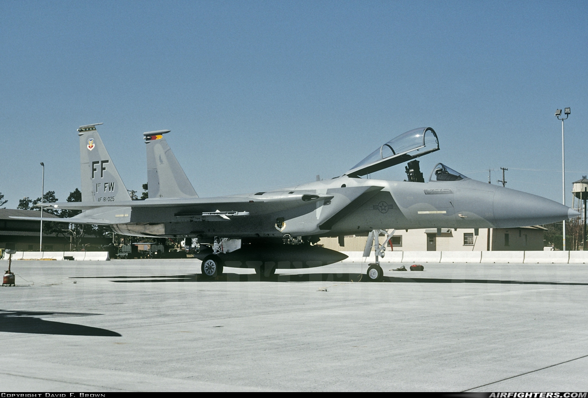 USA - Air Force McDonnell Douglas F-15C Eagle 81-0025 at Shaw AFB (SSC/KSSC), USA