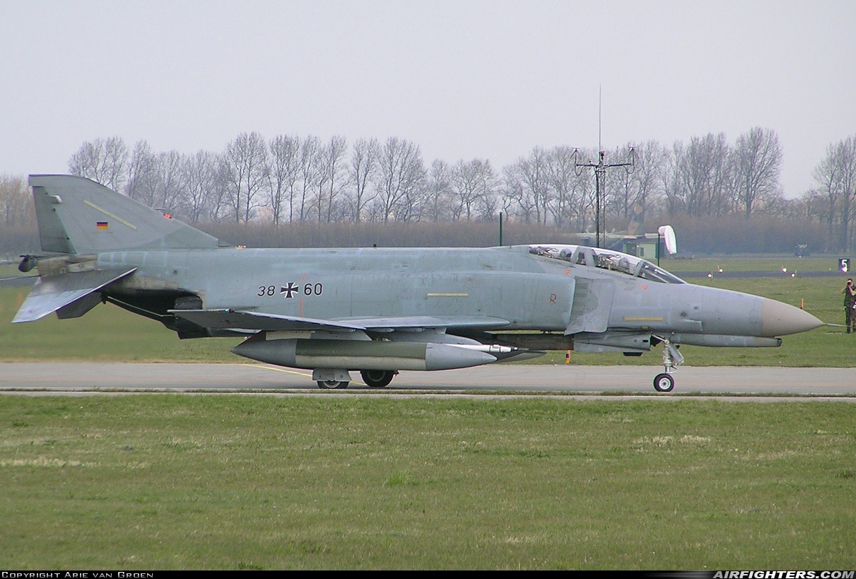 Germany - Air Force McDonnell Douglas F-4F Phantom II 38+60 at Leeuwarden (LWR / EHLW), Netherlands