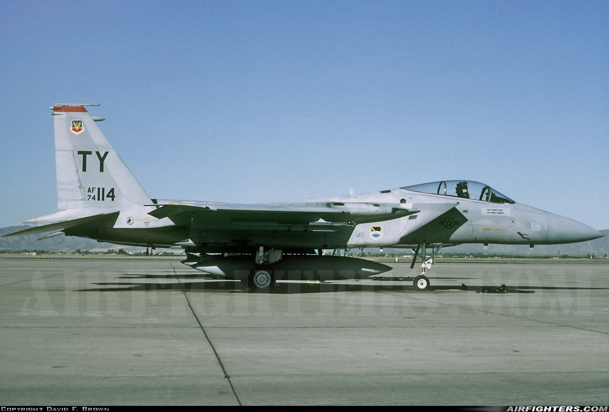 USA - Air Force McDonnell Douglas F-15A Eagle 74-0114 at Glendale (Phoenix) - Luke AFB (LUF / KLUF), USA
