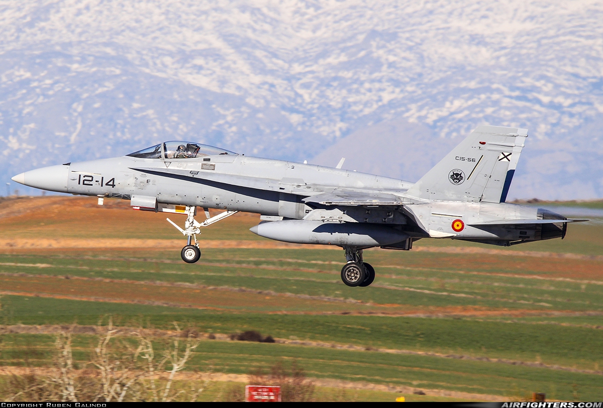 Spain - Air Force McDonnell Douglas C-15 Hornet (EF-18A+) C.15-56 at Madrid - Torrejon (TOJ / LETO), Spain