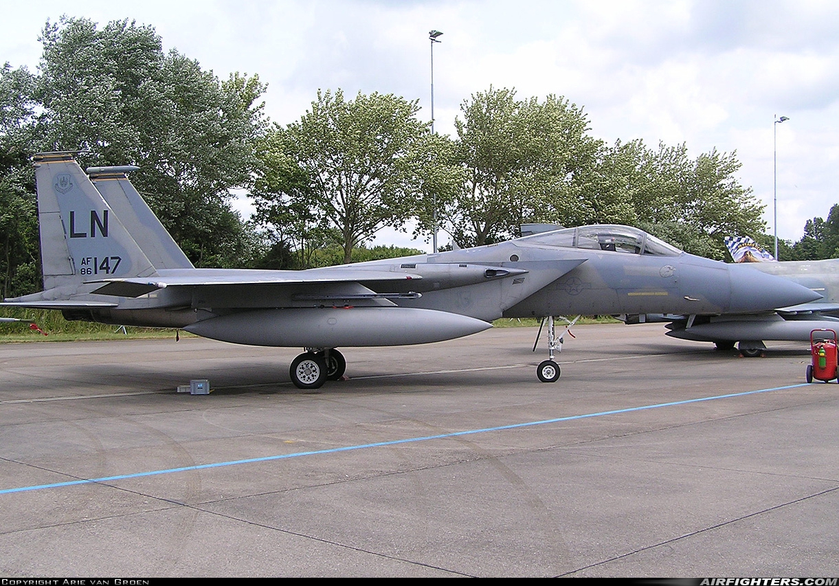USA - Air Force McDonnell Douglas F-15C Eagle 86-0147 at Leeuwarden (LWR / EHLW), Netherlands