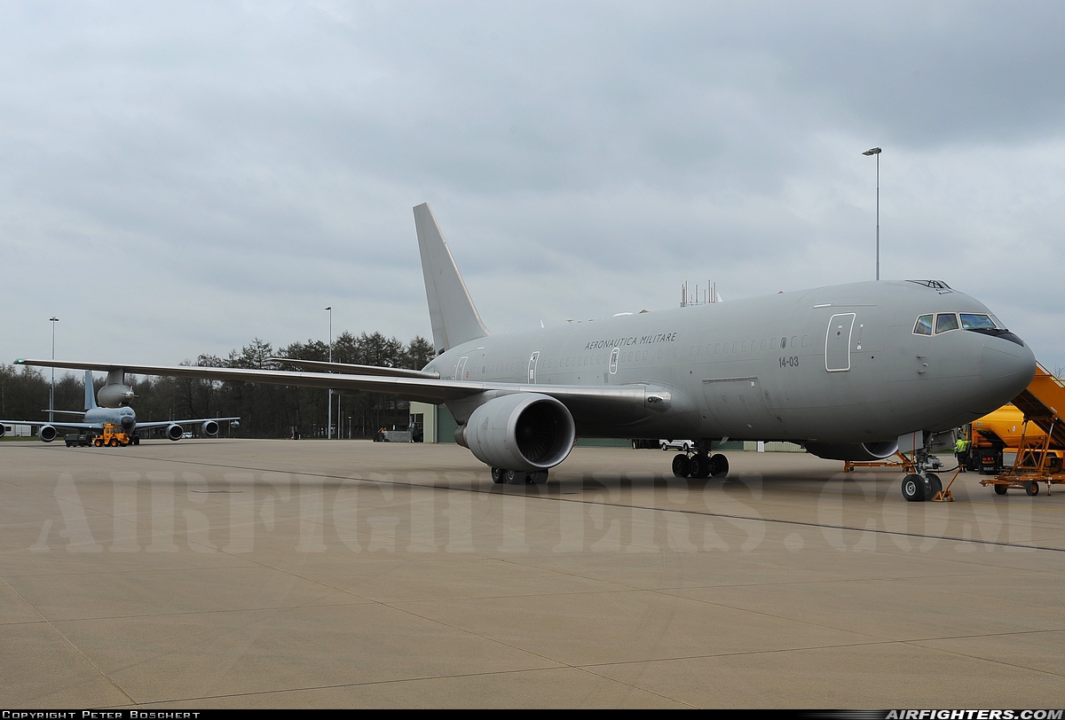 Italy - Air Force Boeing KC-767A (767-2EY/ER) MM62228 at Eindhoven (- Welschap) (EIN / EHEH), Netherlands