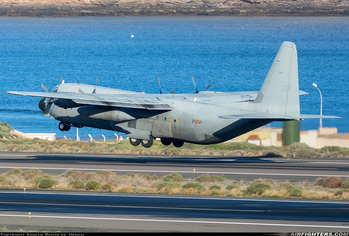 Spain - Air Force Lockheed C-130H-30 Hercules (L-382) TL.10-01 at Gran Canaria (- Las Palmas / Gando) (LPA / GCLP), Spain