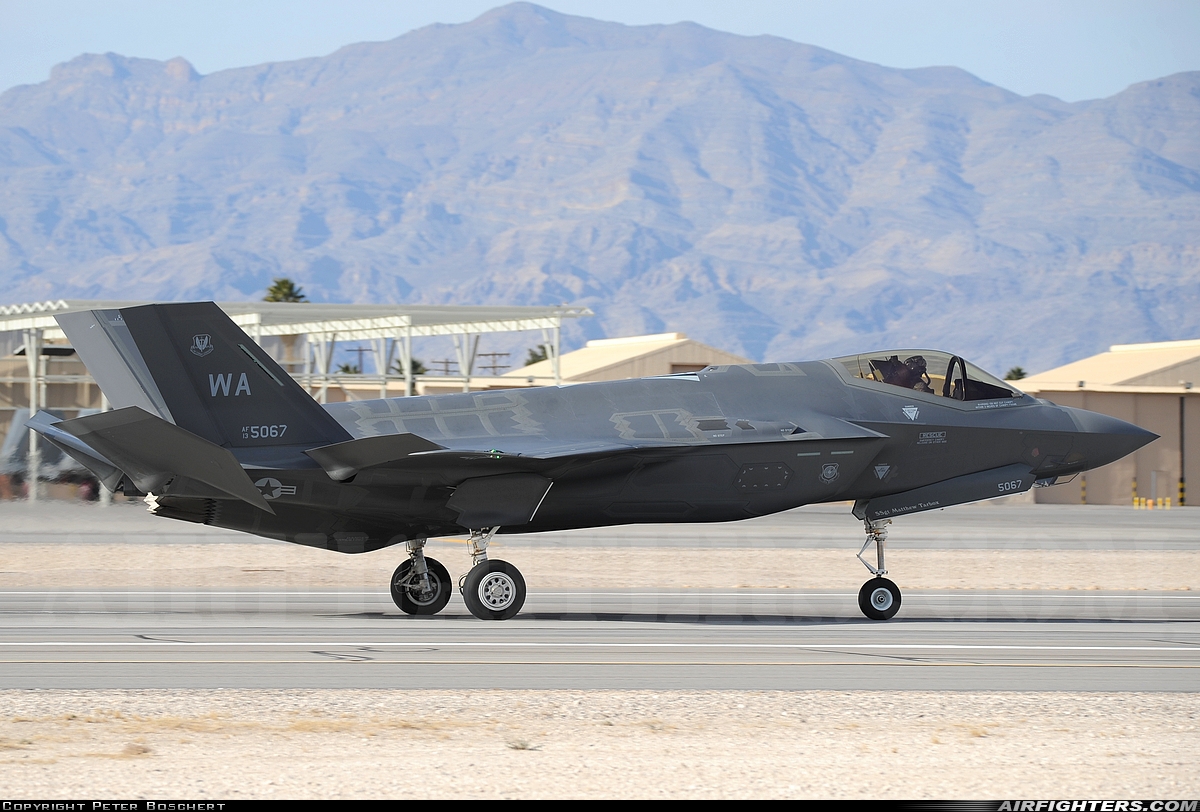 USA - Air Force Lockheed Martin F-35A Lightning II 13-5067 at Las Vegas - Nellis AFB (LSV / KLSV), USA