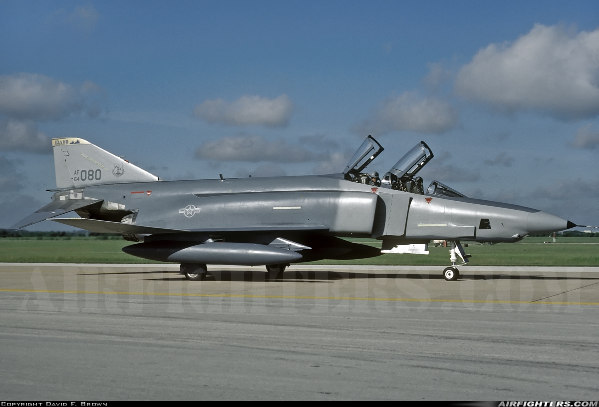 USA - Air Force McDonnell Douglas RF-4C Phantom II 64-1080 at Austin - Bergstrom Int. (AFB) (AUS / KBSM), USA