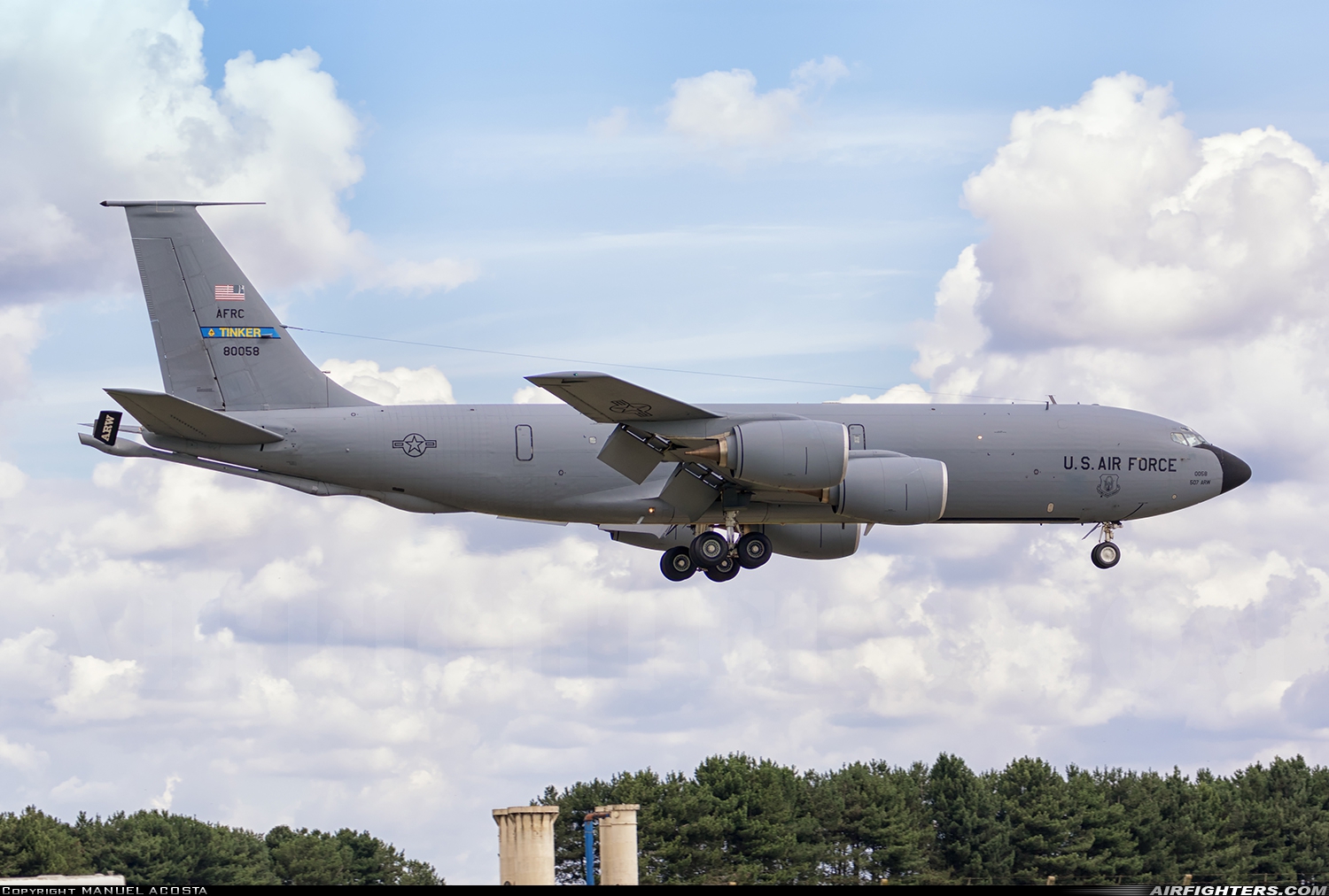 USA - Air Force Boeing KC-135R Stratotanker (717-148) 58-0058 at Mildenhall (MHZ / GXH / EGUN), UK