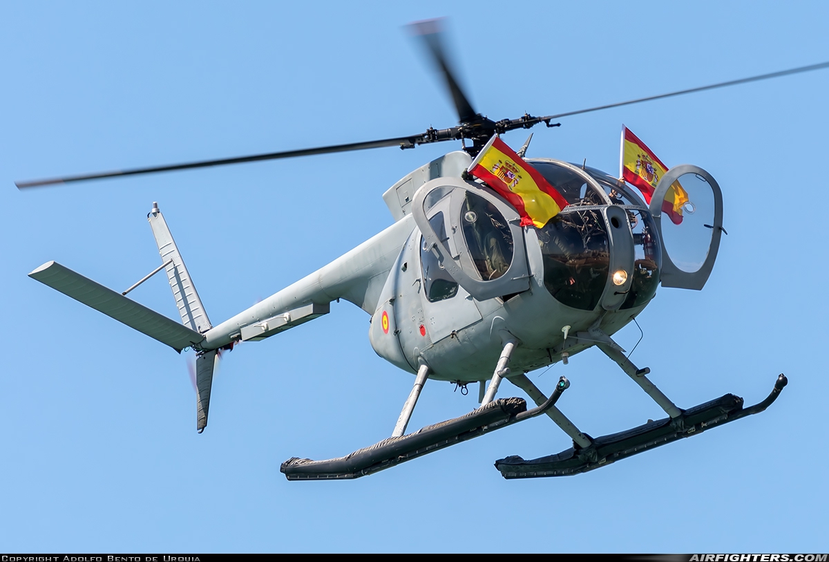 Spain - Navy Hughes 500 Model 369HM HS.13-11 at Rota (LERT), Spain
