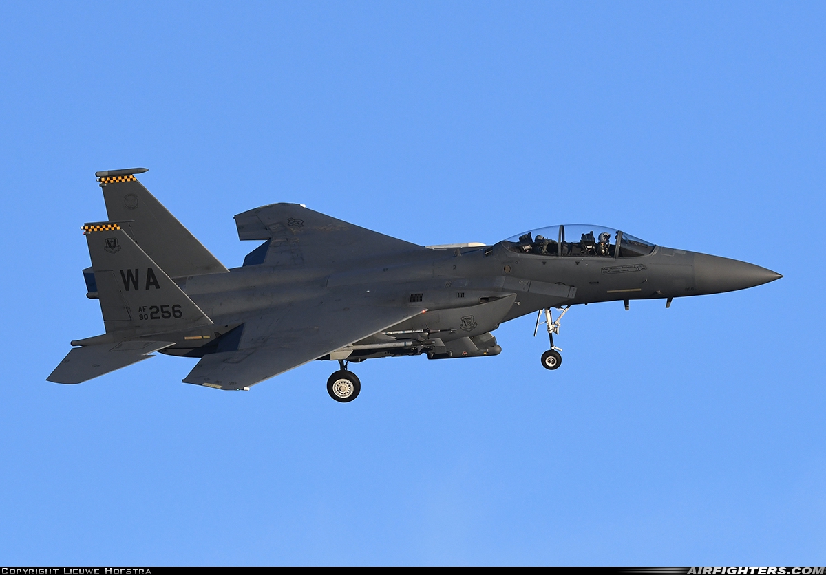 USA - Air Force McDonnell Douglas F-15E Strike Eagle 90-0256 at Las Vegas - Nellis AFB (LSV / KLSV), USA