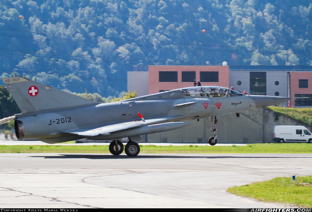 Private - Clin d'Ailes Payerne Dassault Mirage IIIDS HB-RDF at Sion (- Sitten) (SIR / LSGS / LSMS), Switzerland