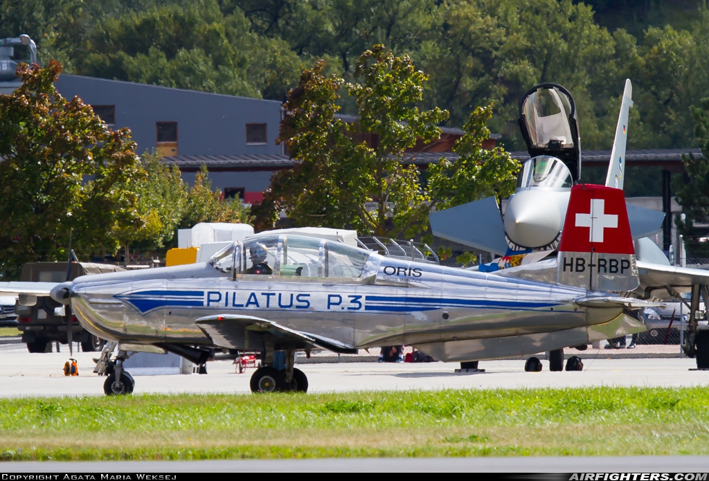 Private - P-3 Flyers Pilatus P-3-05 HB-RBP at Sion (- Sitten) (SIR / LSGS / LSMS), Switzerland